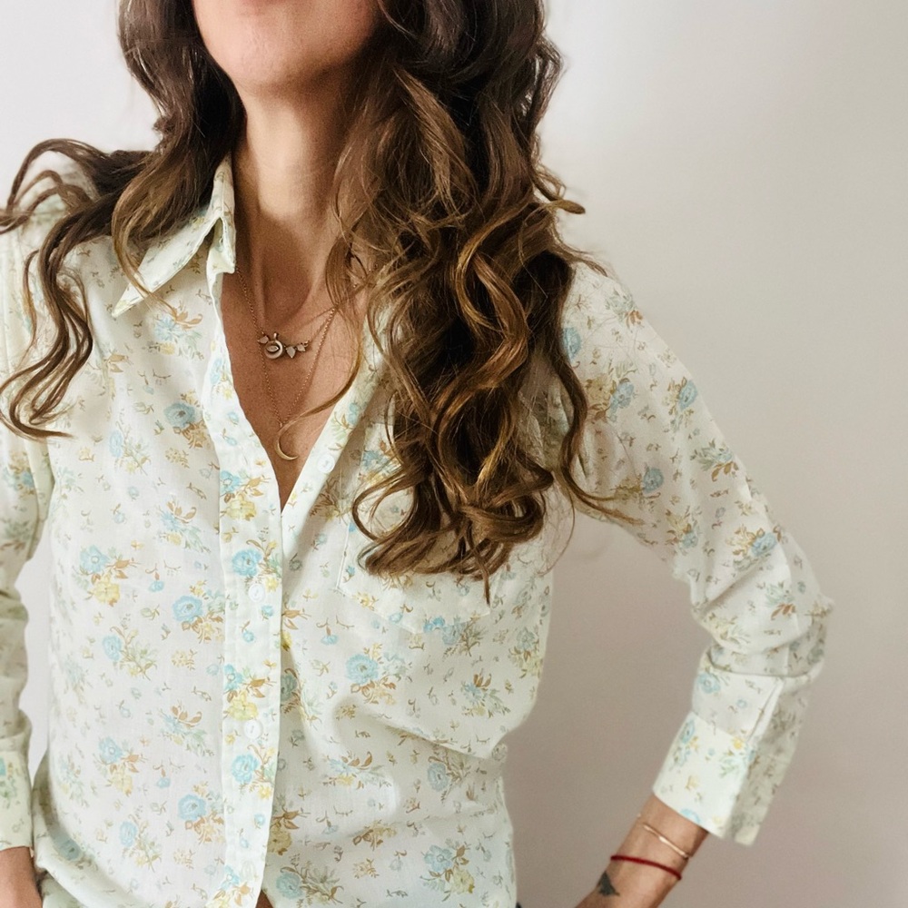 Vintage 79’s Floral Button-Up Shirt